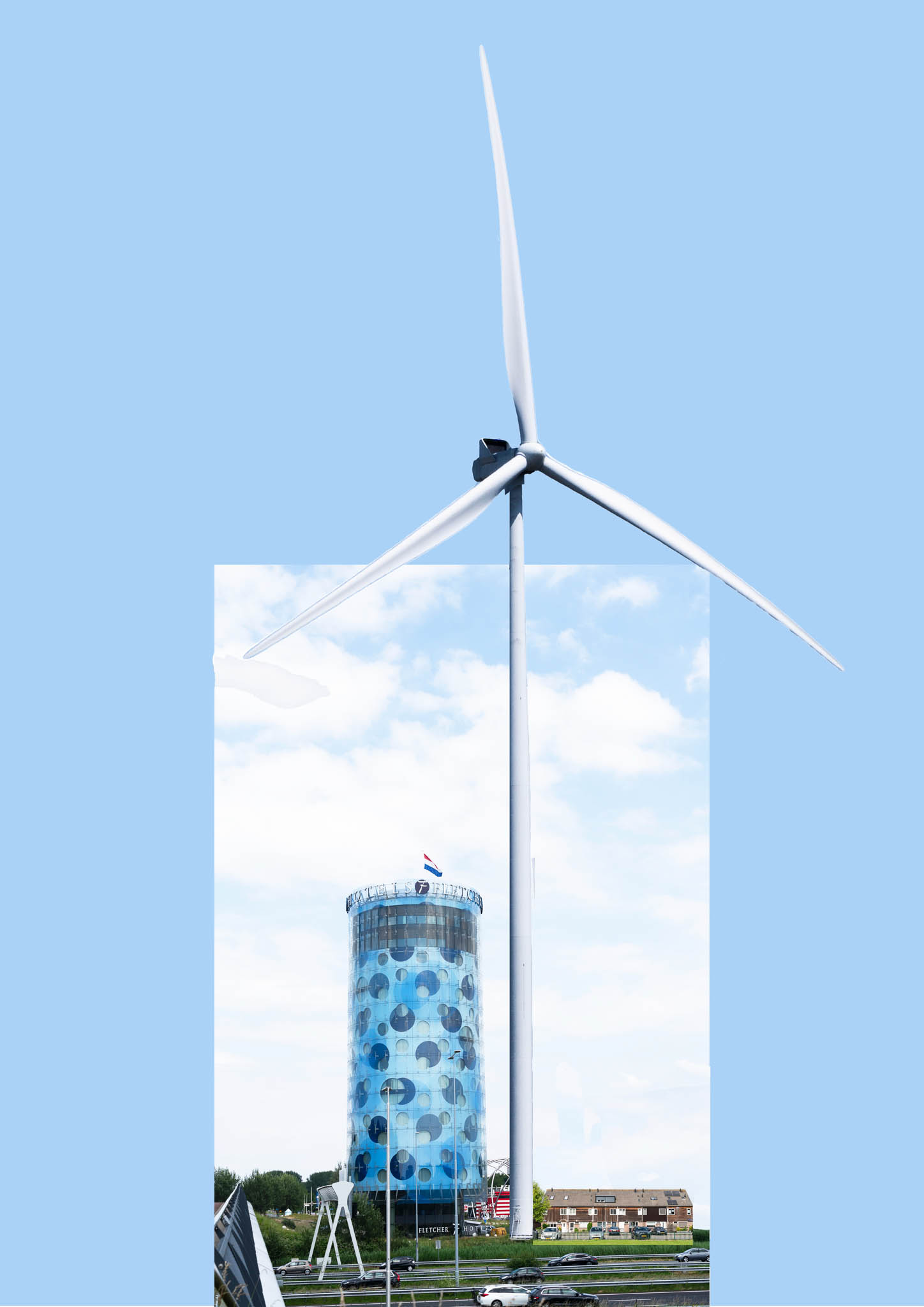 huisje, hotelletje, windturbinetje